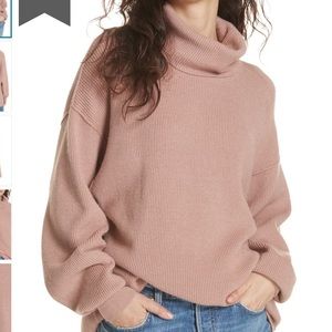 Free people softly structured tunic sweater